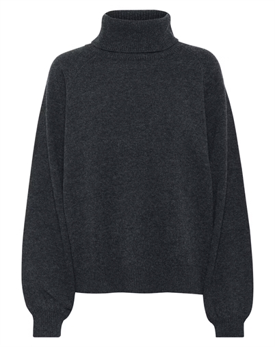 Gestuz - ManziGZ Wool Strik - Deep Graphite Melange